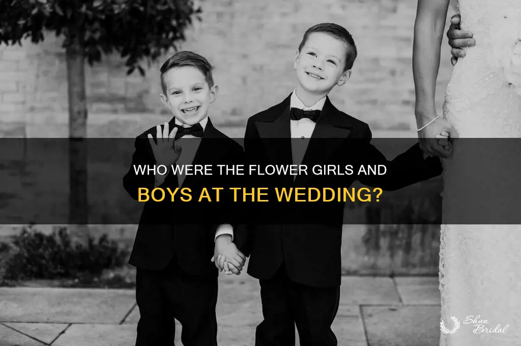 who were the flower girls and boys at wedding