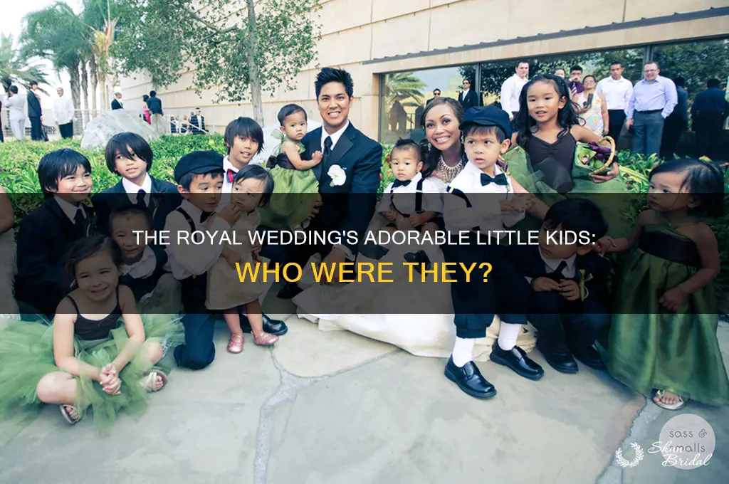 who were the litle kids in the royal wedding