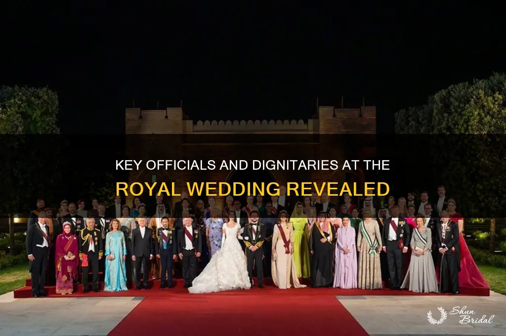 who were the officials at the royal wedding