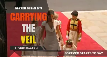 Unveiling Royal Tradition: The Page Boys Behind the Bridal Veil