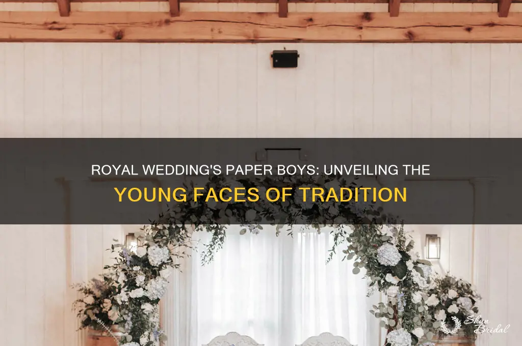 who were the paper boys in royal wedding