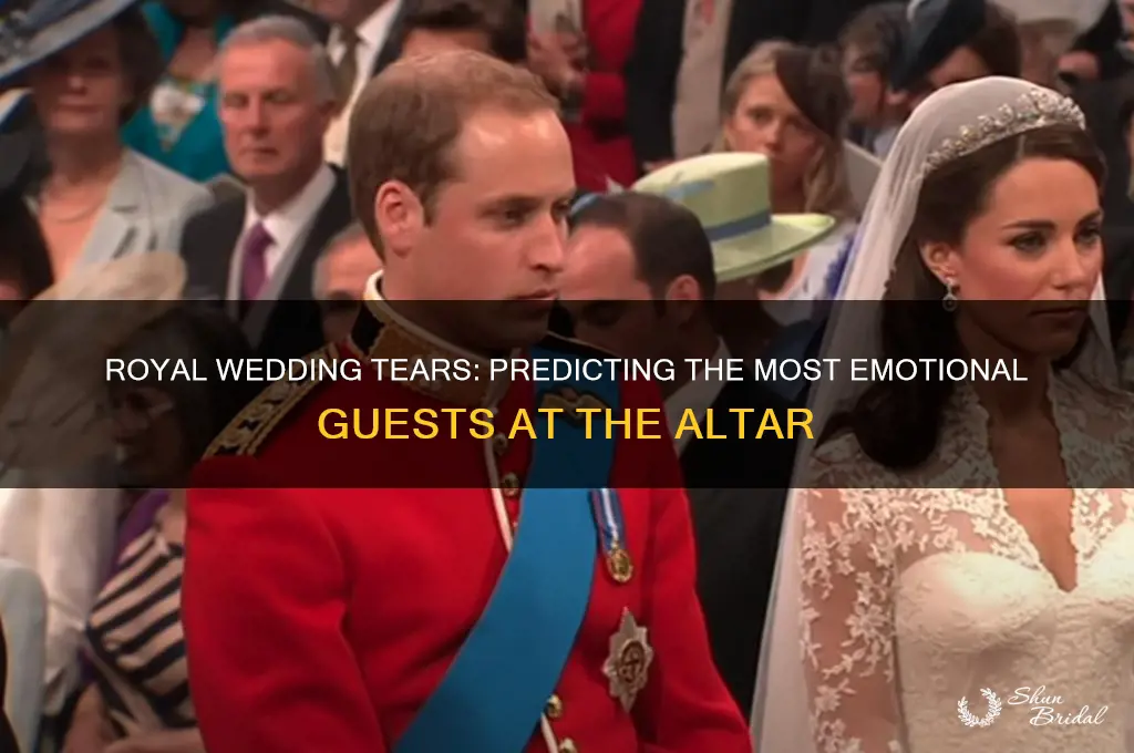 who will cry most at the royal wedding