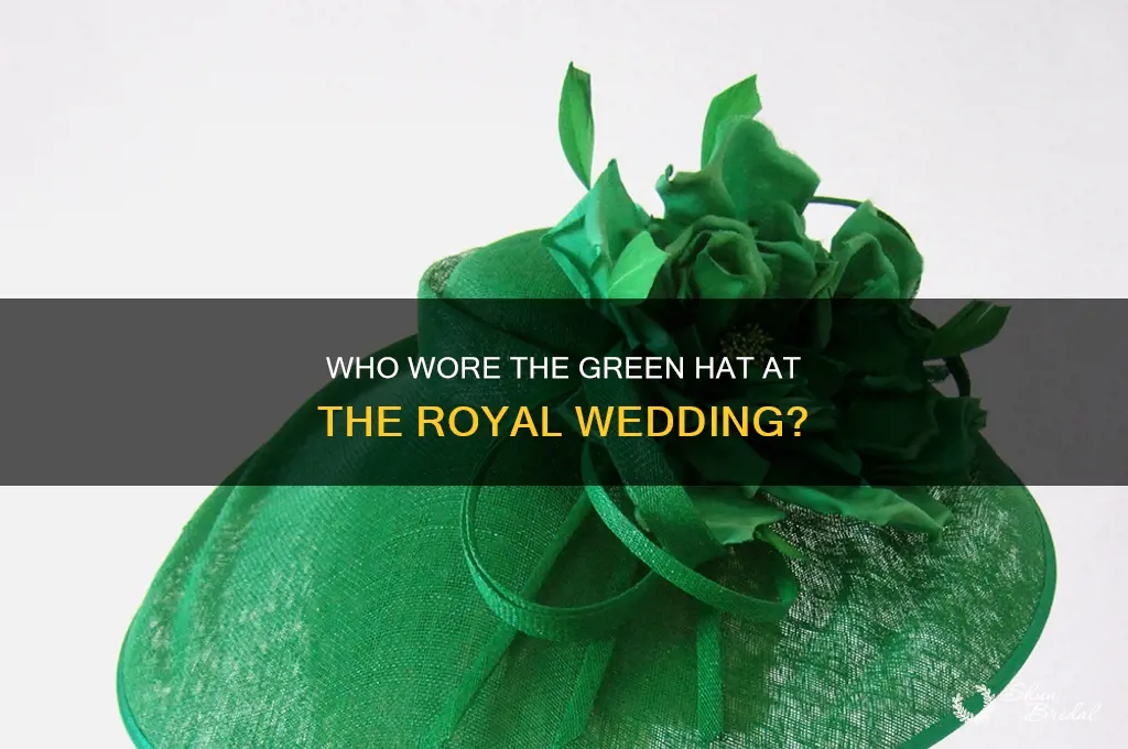 who wore green hat at royal wedding