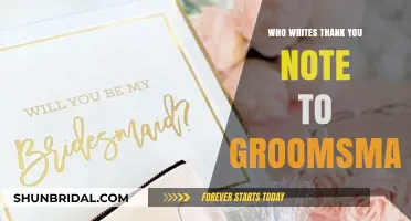 Who Writes the Thank You Note to Groomsmen: Etiquette Explained