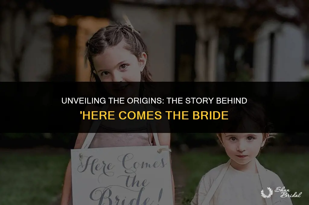 who wrote here comes the bride