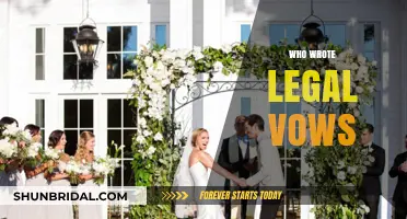 Who Wrote Legal Vows: Unveiling the Origins of Marriage Commitments