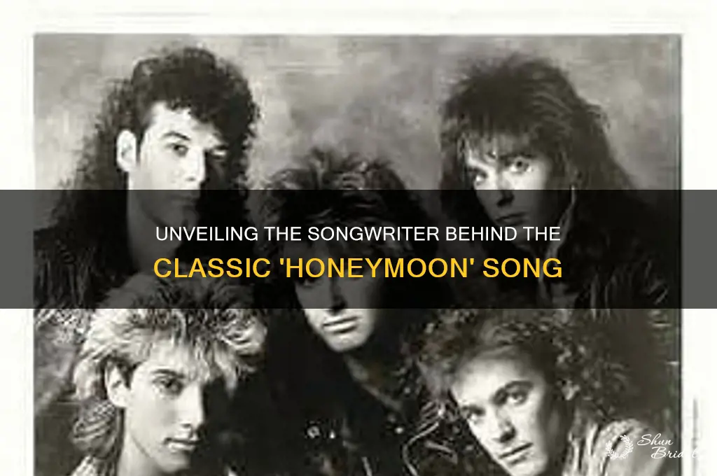 who wrote the honeymoon song