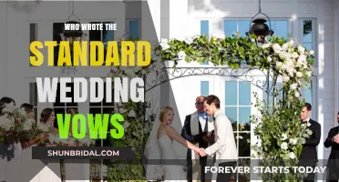 Who Wrote the Standard Wedding Vows? Unveiling the Origins