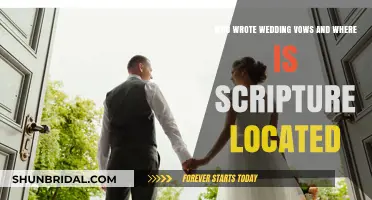 Wedding Vows: Authorship and Scripture Location Explained