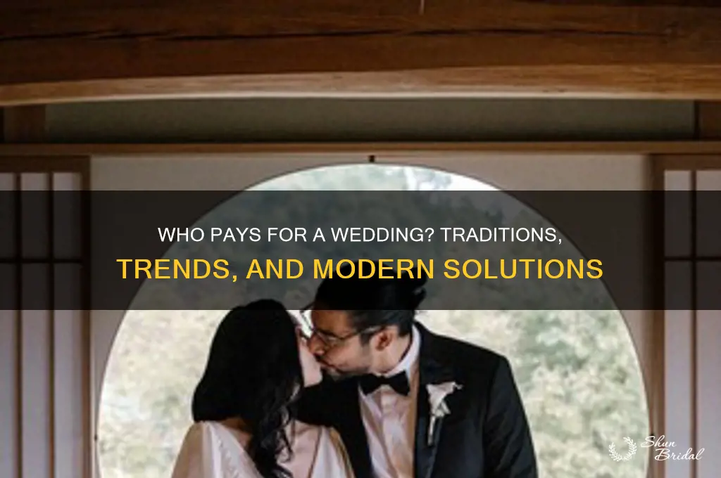 who.pays for a wedding