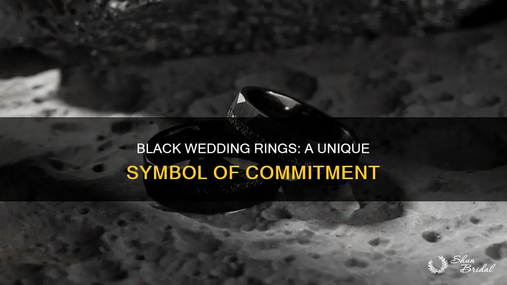 why a black wedding ring