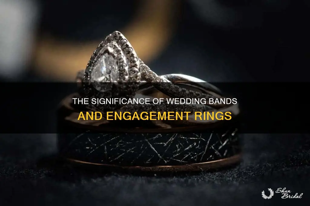 why a wedding band and engagement ring
