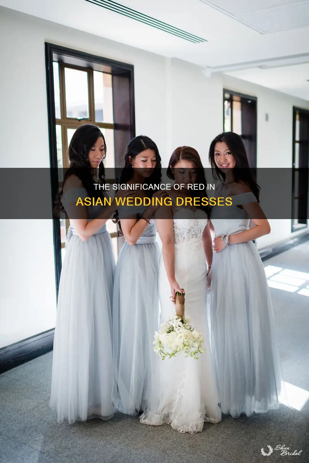 why are asian wedding dresses red
