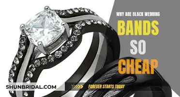 Black Wedding Bands: Cheap and Cheerful