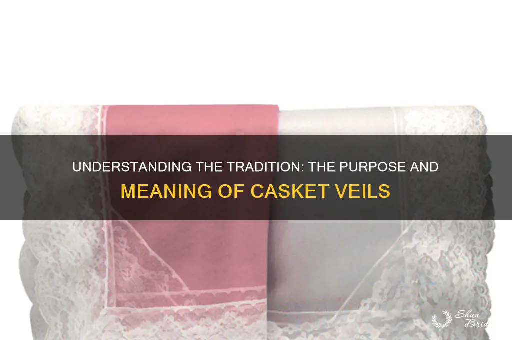 why are casket veils used