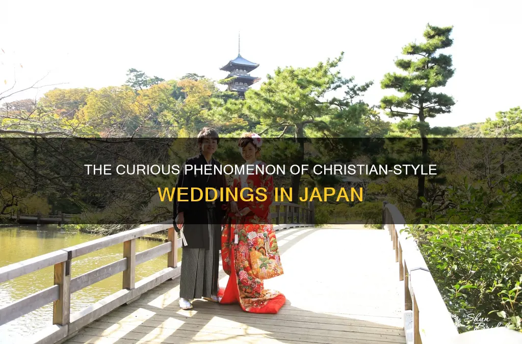 why are christian weddings big in japan