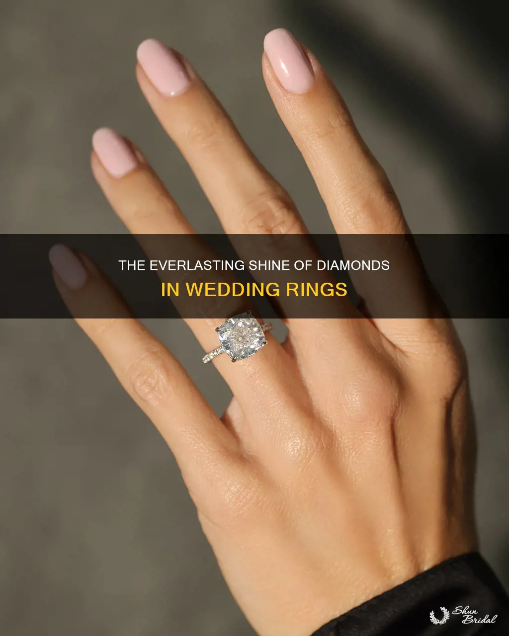 why are diamonds in wedding rings