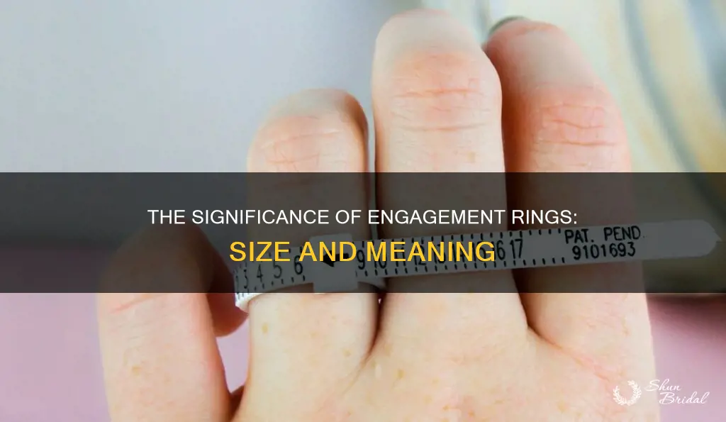 why are engagement rings bigger than wedding bands