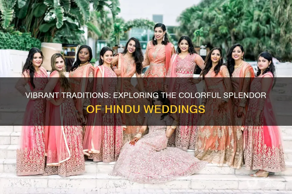 why are hindu weddings so colorful
