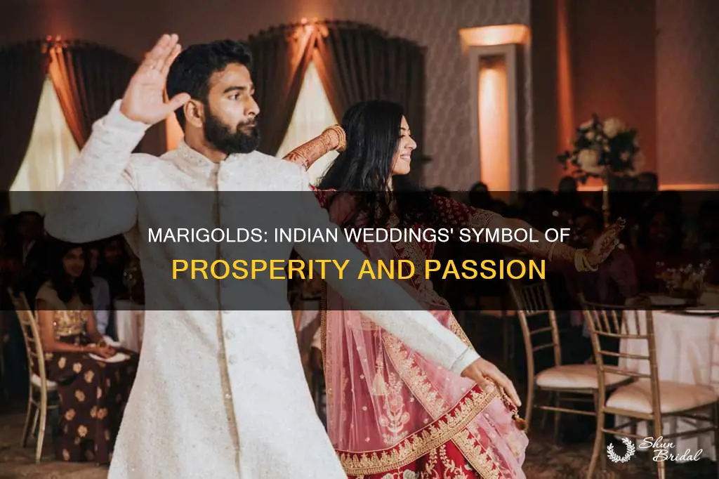 why are marigolds used in indian weddings