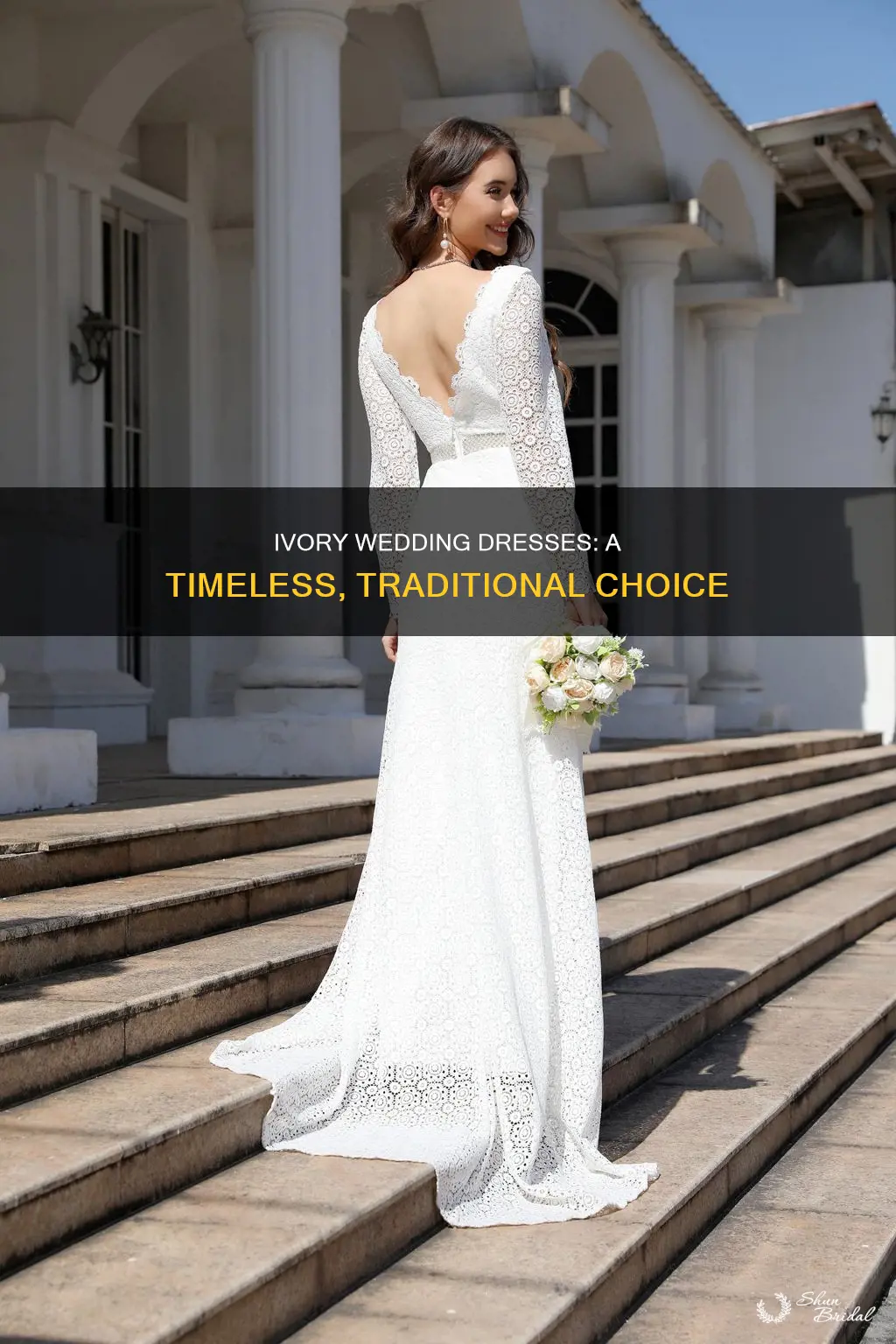 why are most wedding dresses ivory