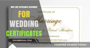 Why Officiants Are Essential for Legal Wedding Certificates