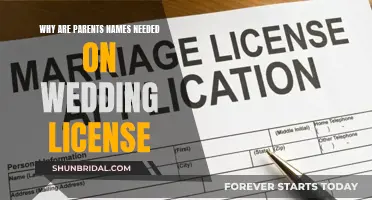The Importance of Parental Names on Wedding Licenses