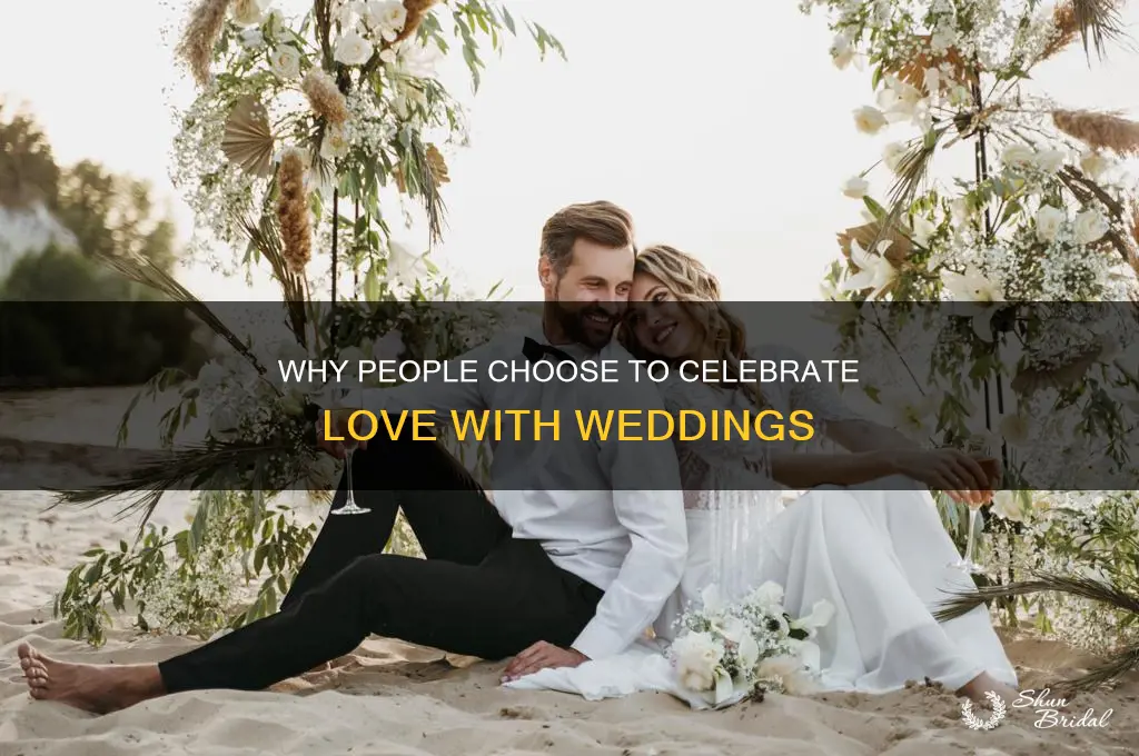 why are people having weddings