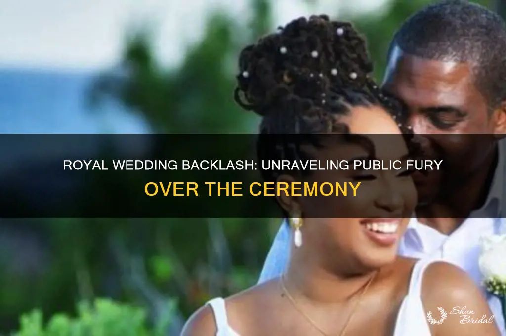 why are people mad at royal wedding