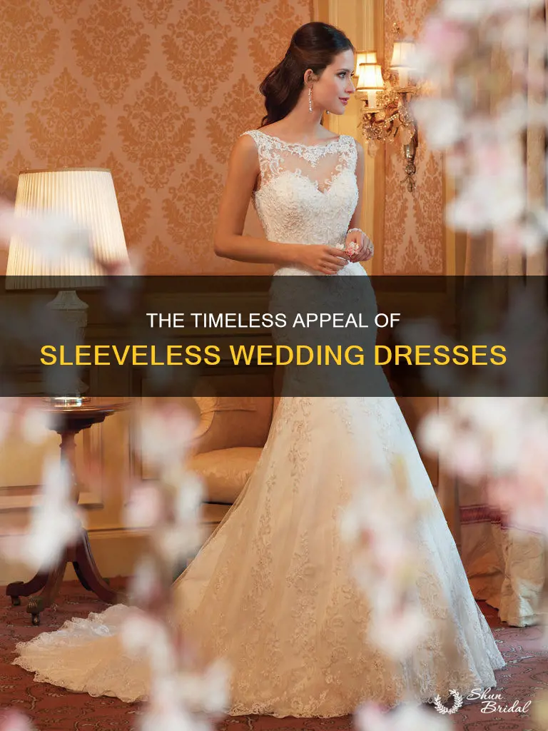 why are so many wedding dresses sleeveless