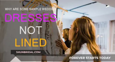 Unlined Wedding Dress Samples: Why the Bare Approach?
