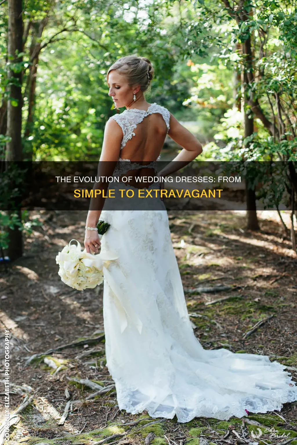 why are some wedding dresses so showy