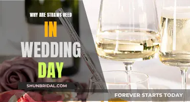 Straws: A Wedding Day Essential for Spills and Sips