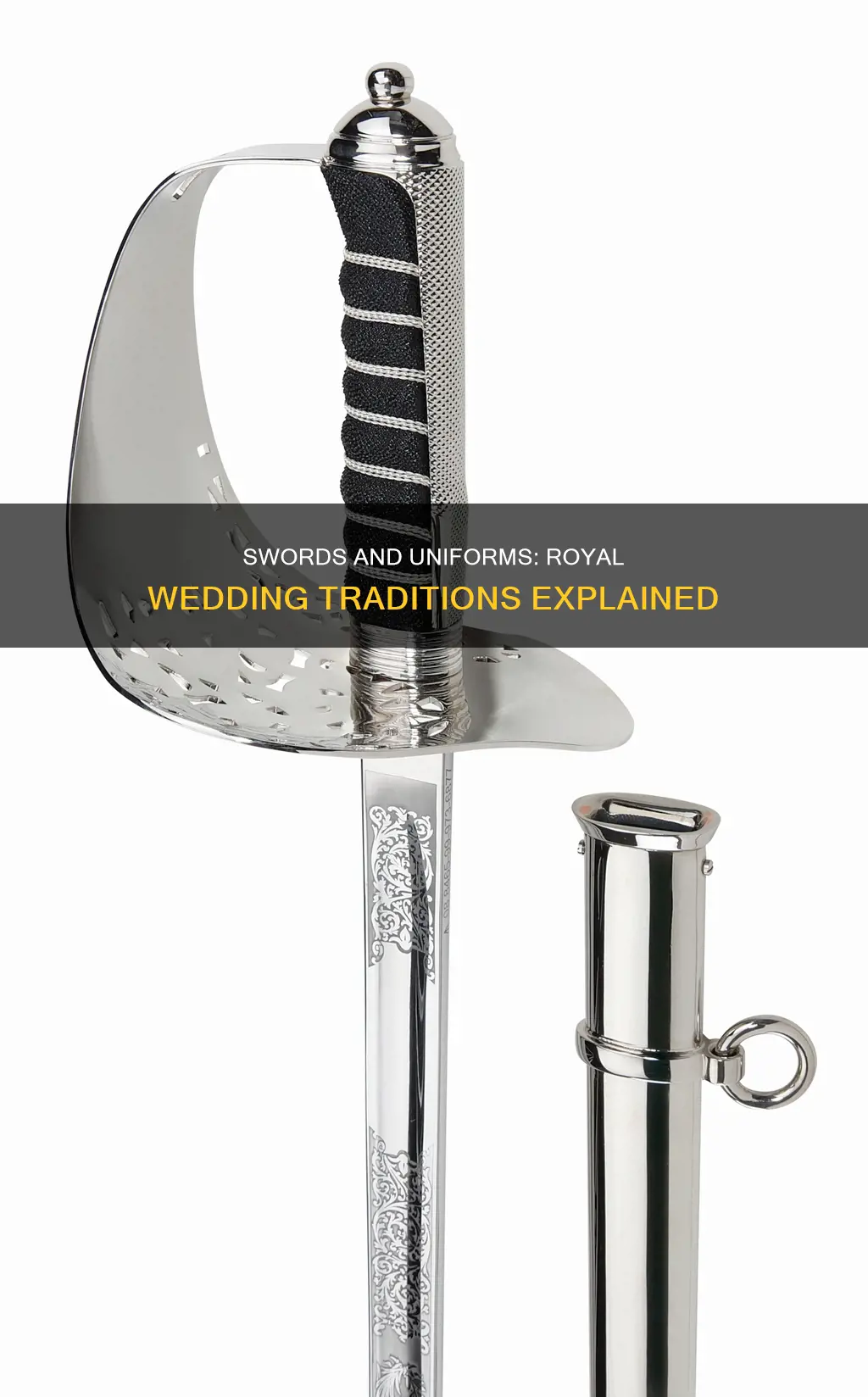 why are swords with dress uniforms at the royal wedding