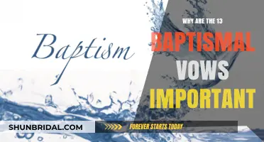 Understanding the Significance of the 13 Baptismal Vows in Faith