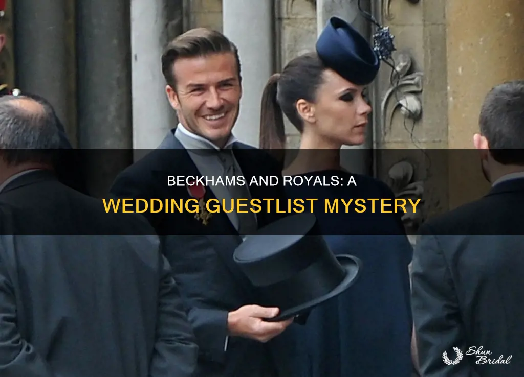 why are the beckhams invited to royal weddings