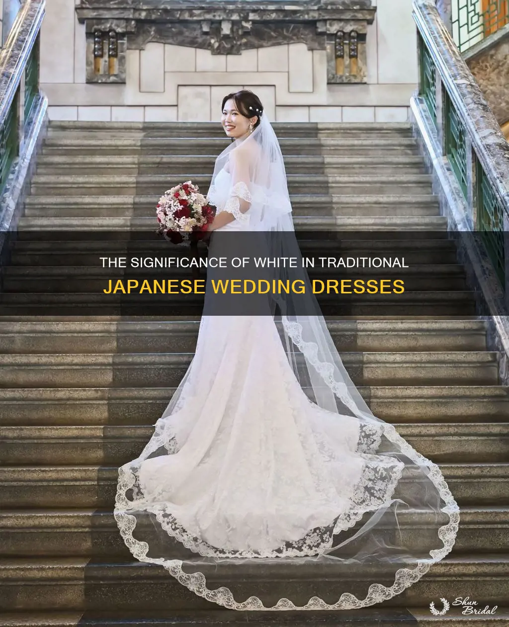 why are traditional japanese wedding dresses white