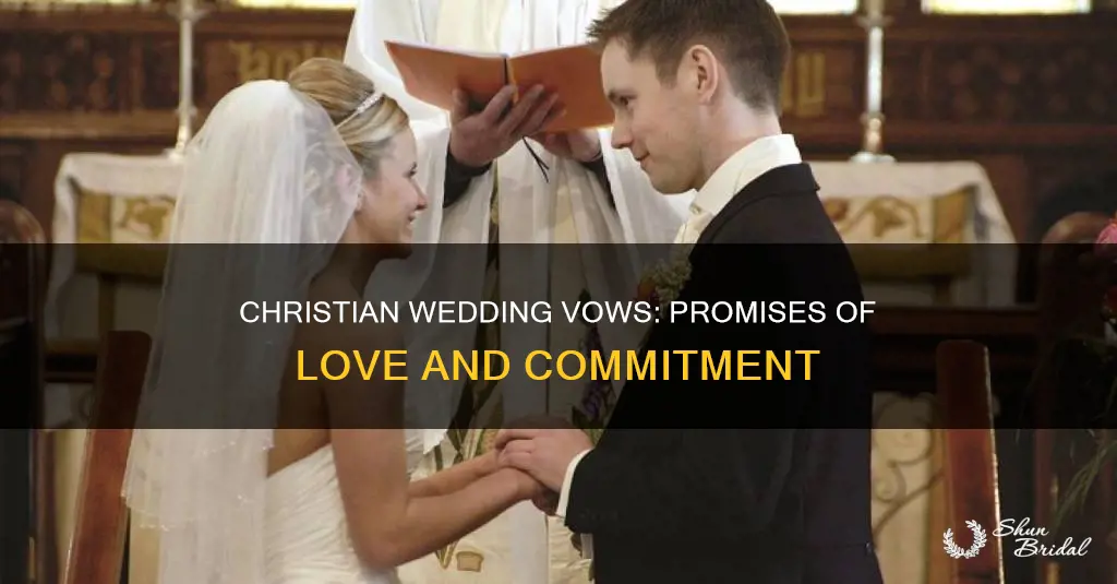 why are vows important in a christian wedding