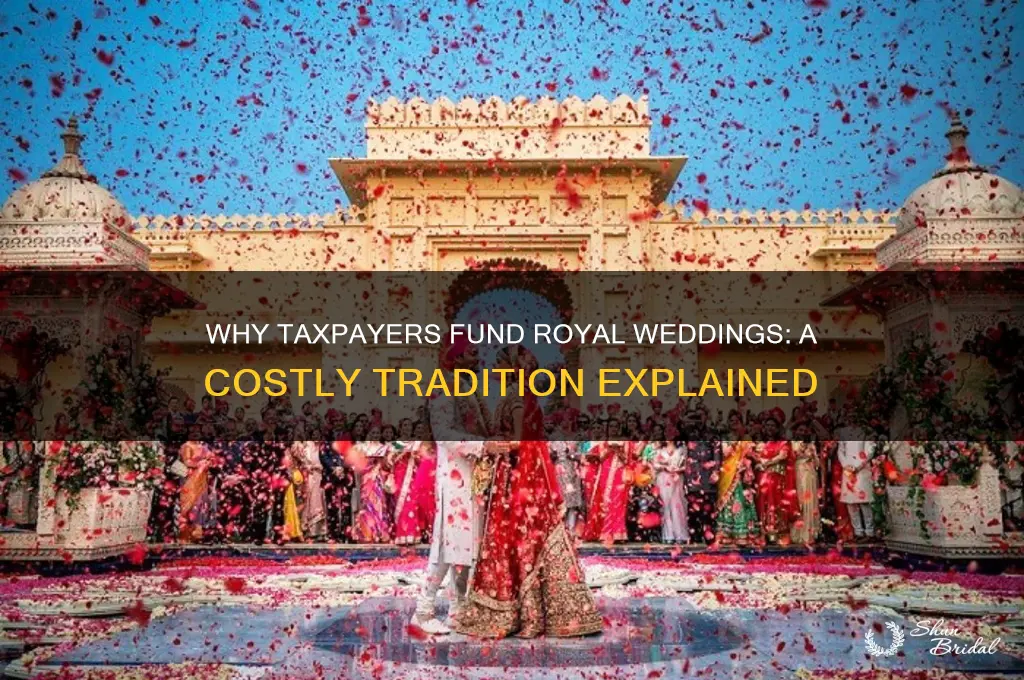 why are we paying for royal wedding