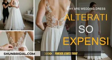 The High Cost of Wedding Dress Alterations: Why?