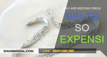 The High Cost of Wedding Dress Belts: Why?