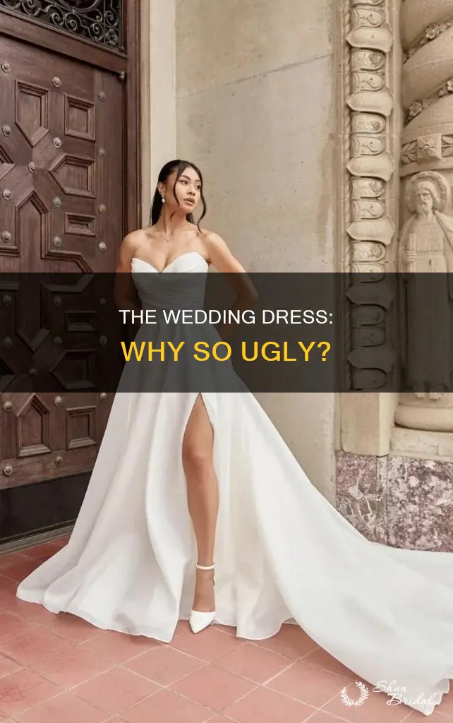 why are wedding dresses so ugly