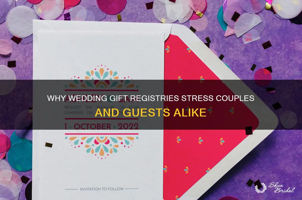 why are wedding gift registries hard