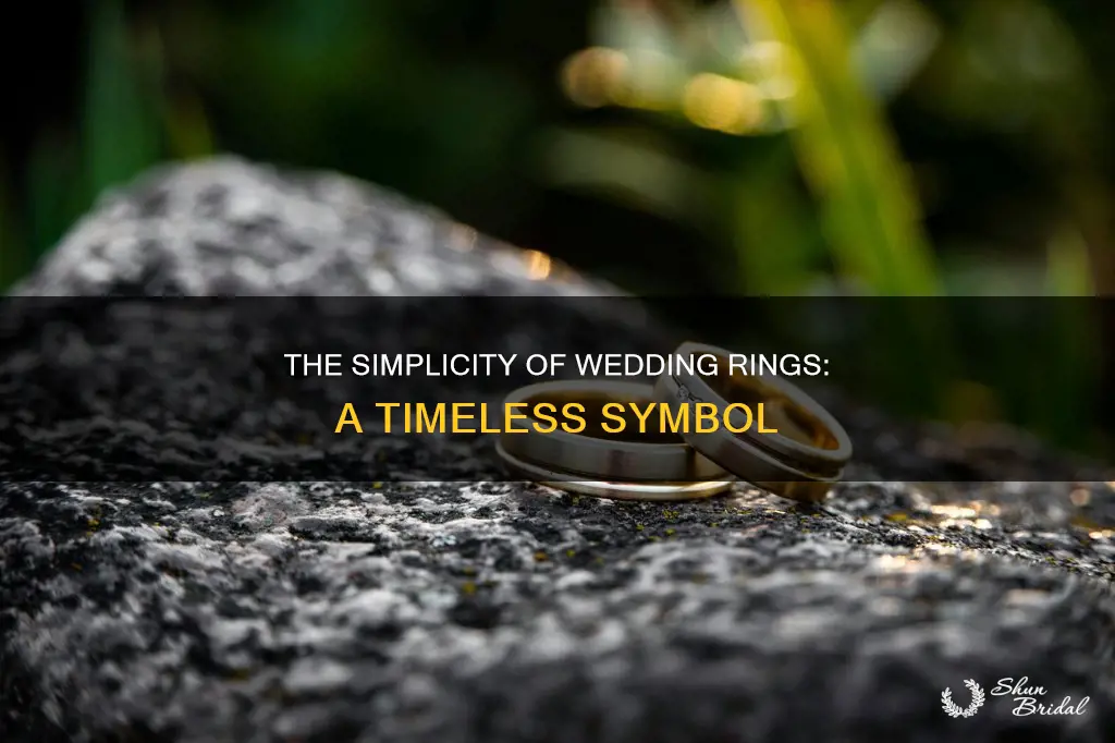 why are wedding rings plain