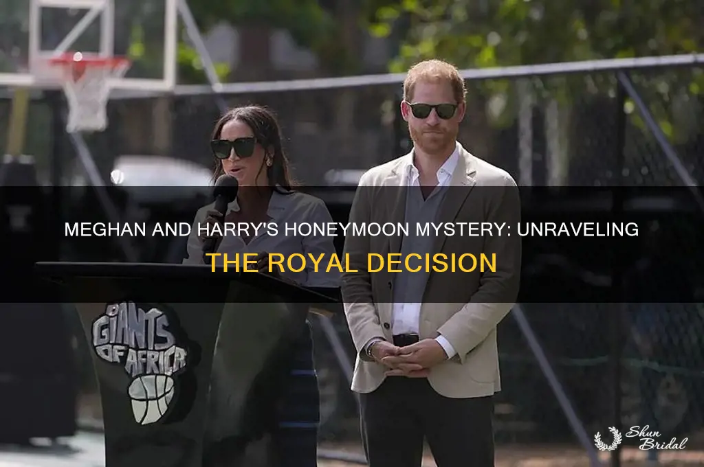 why arent meghan and harry going on a honeymoon
