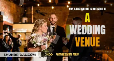 Backlighting: A Wedding Venue's Worst Lighting Setup