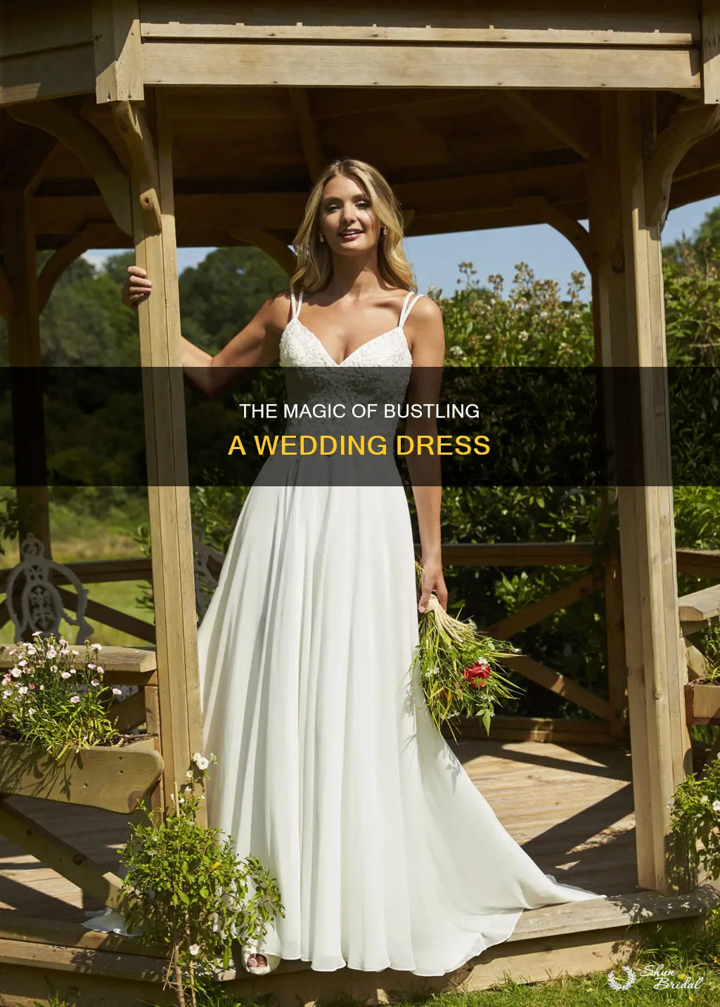 why bustle a wedding dress