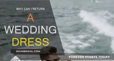 Returning Your Wedding Dress: When and Why