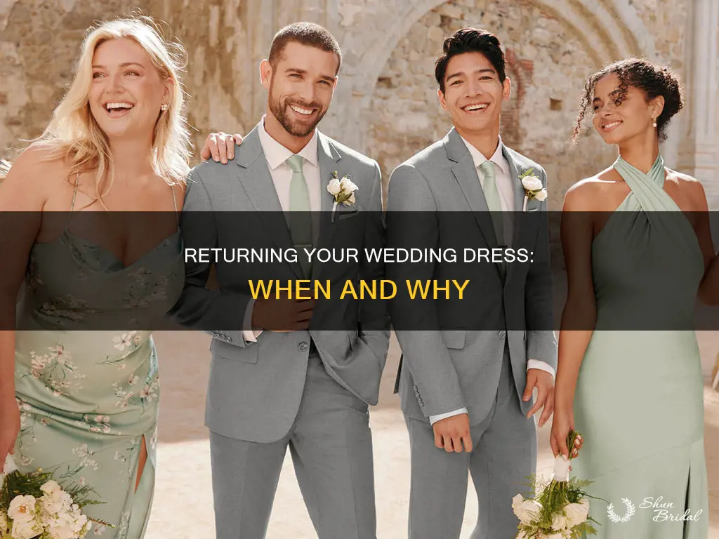 why can I return a wedding dress
