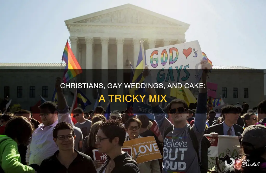 why cant christians bake gay people wedding cakes